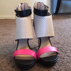 Juicy Couture Color Block Heels